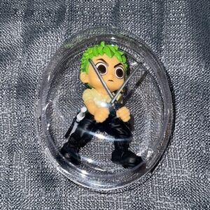 NWOT One Piece Roronoa Zoro Anime Character Figure with Swords